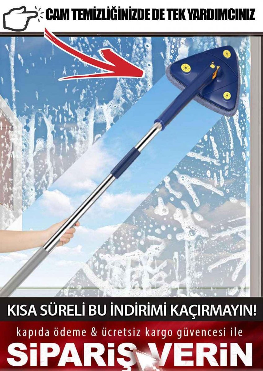 Sıkmalı Üçgen Mop 4