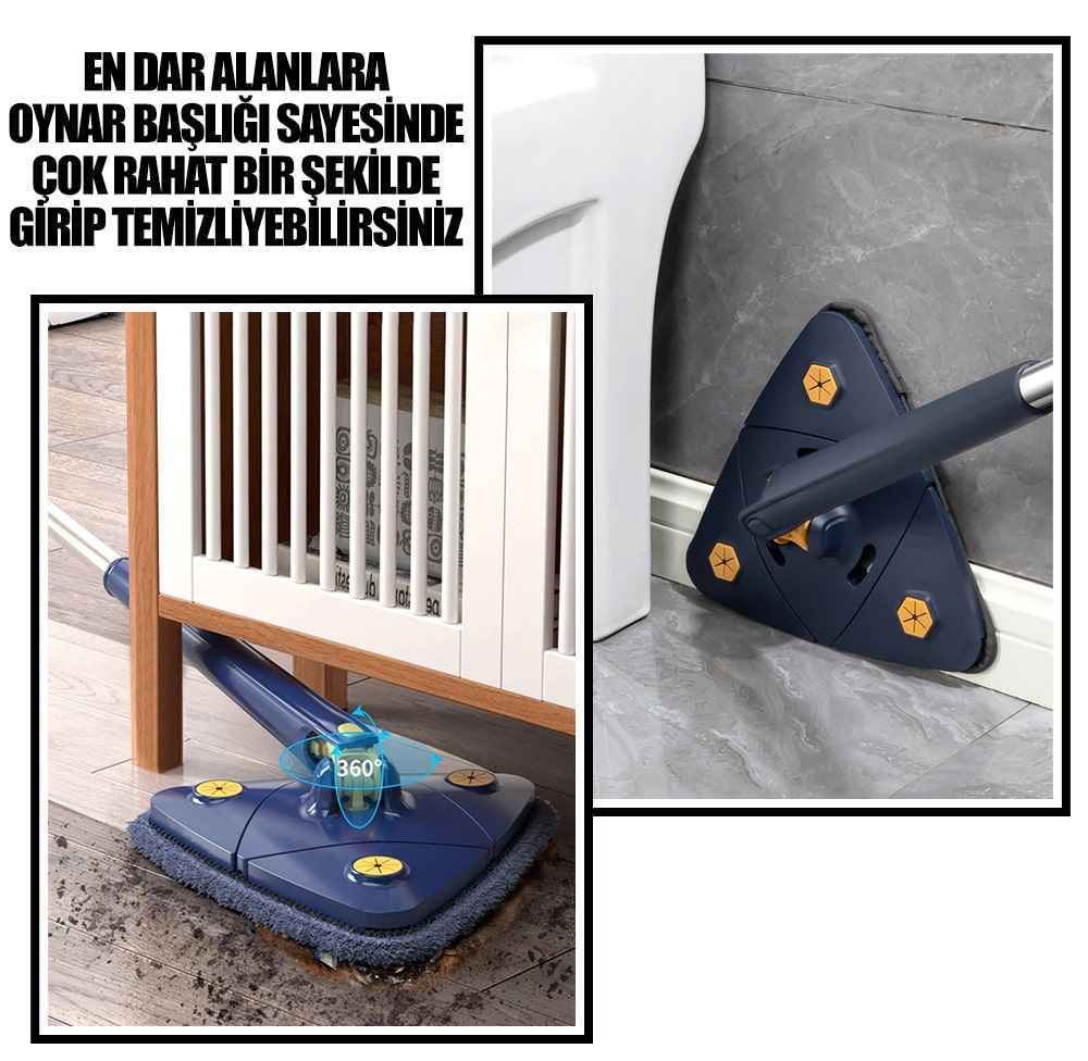 Sıkmalı Üçgen Mop 6