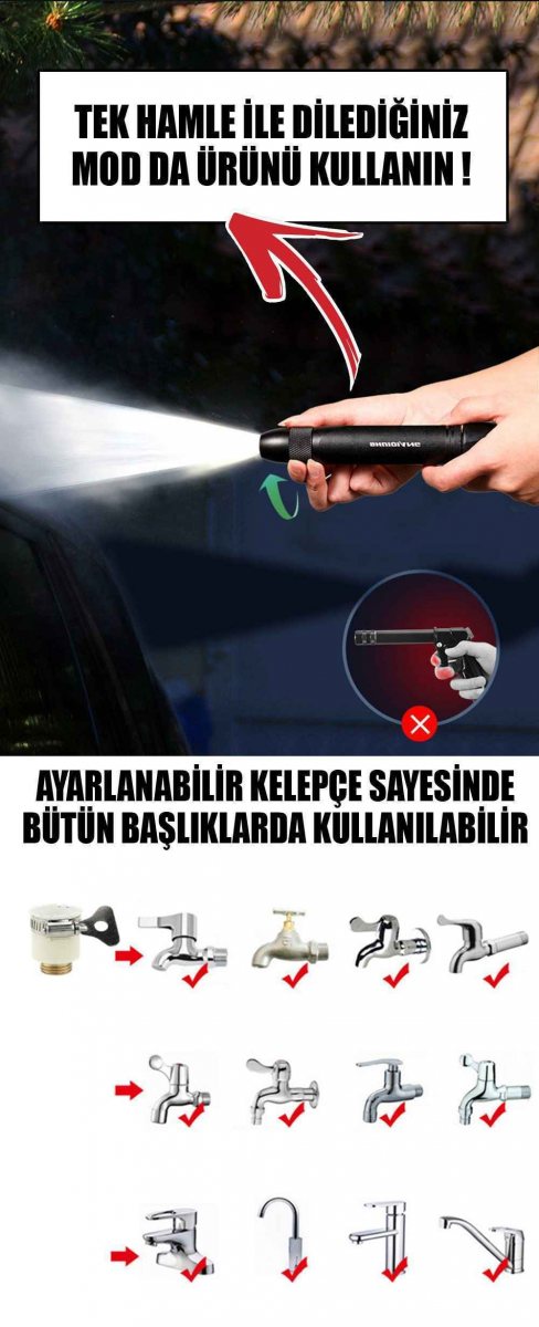 Tazyikli Hortum Başlığı 5