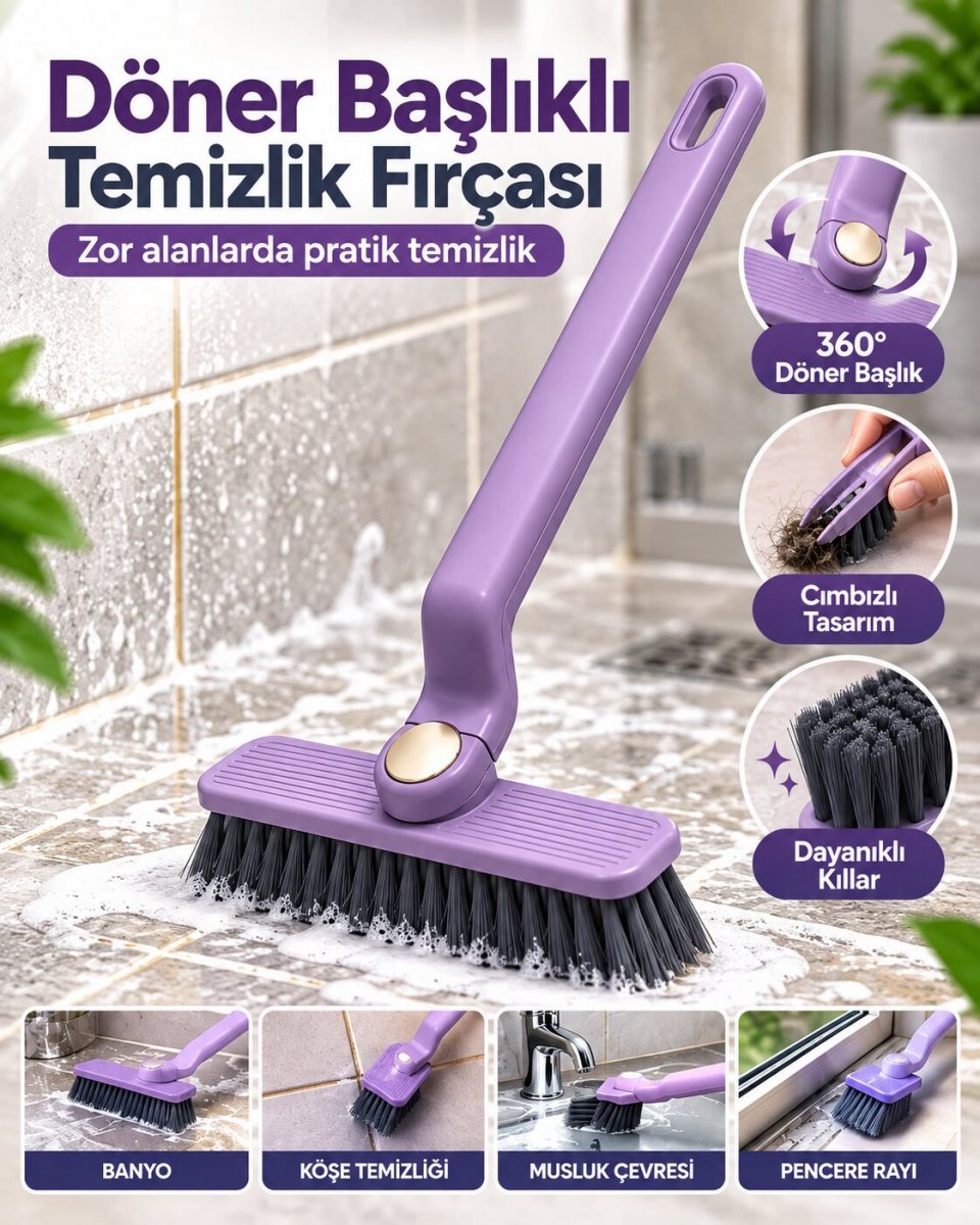 Cımbızlı Temizlik Fırçası 1