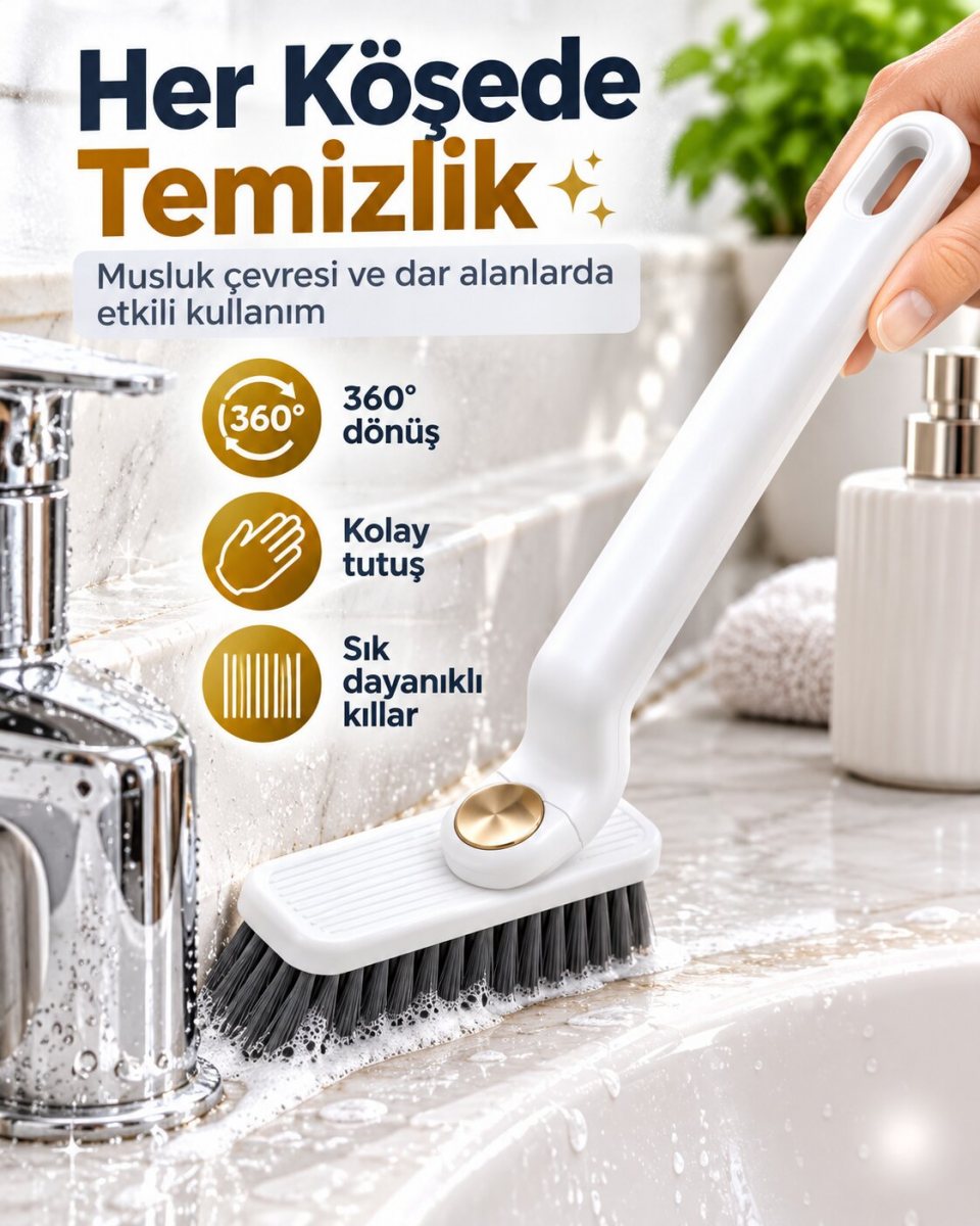 Cımbızlı Temizlik Fırçası 5