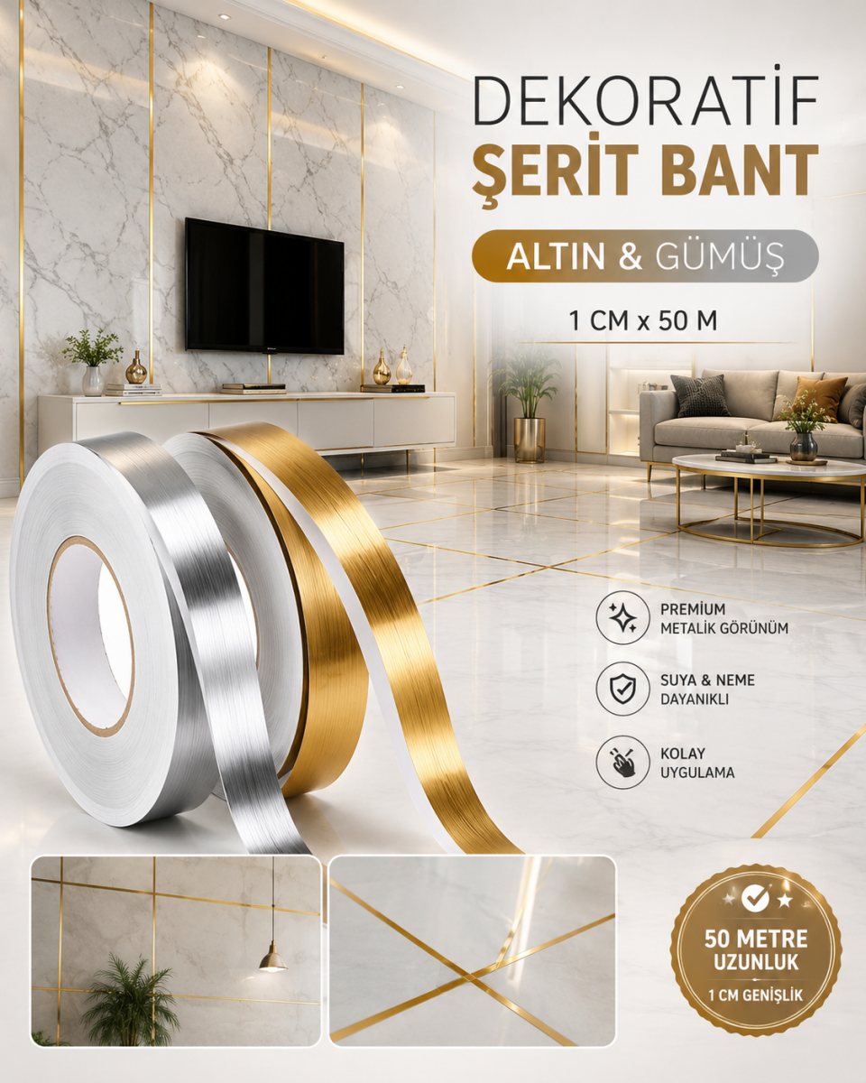 50 Metre Dekor Bant 1