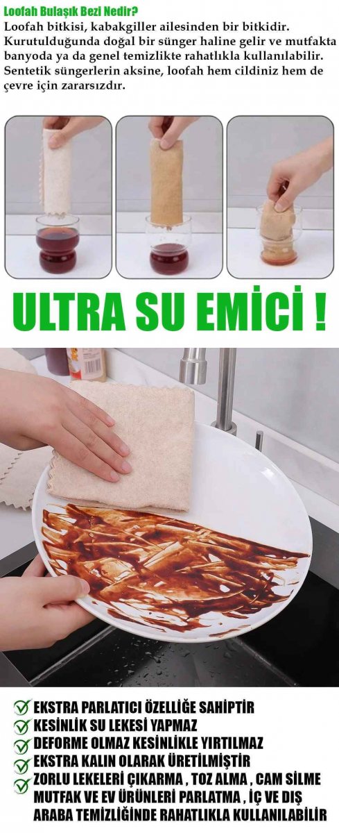 Kabak Lifi Temizlik Bezi 3
