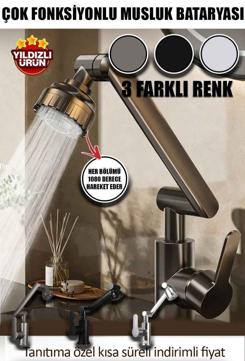 Çok Fonsiyonlu Musluk Bataryası 1