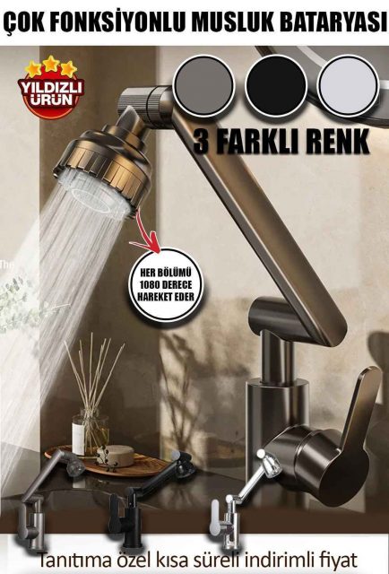 Çok Fonsiyonlu Musluk Bataryası