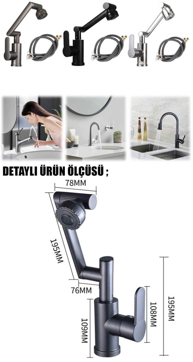 Çok Fonsiyonlu Musluk Bataryası 3