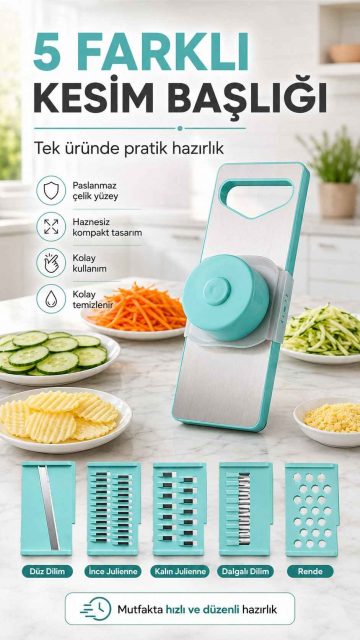 Pratik Sebze Dilimleyici
