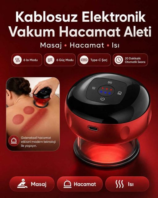 Elektronik Vakum ve Hacamat Aleti