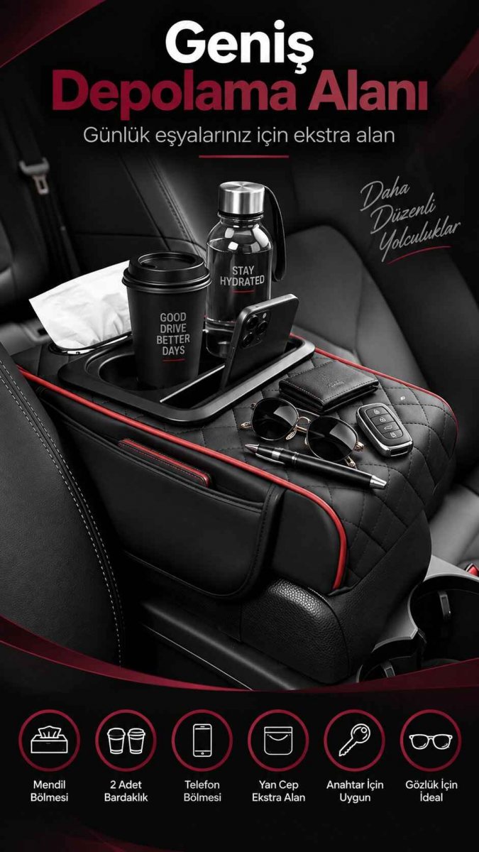 Premium Araç İçi Kolçak Organizer 3