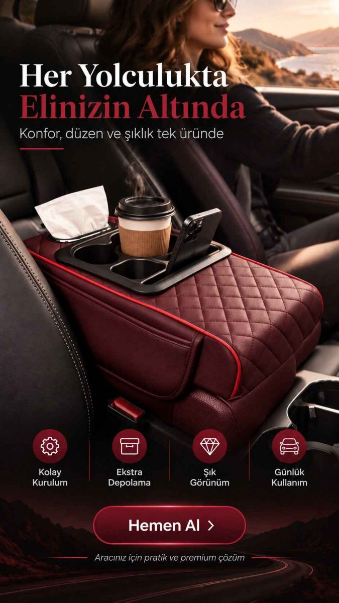 Premium Araç İçi Kolçak Organizer 8