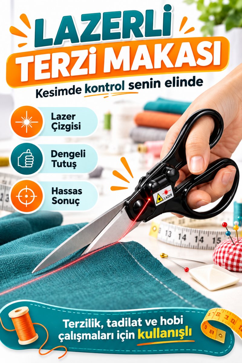 Lazerli Terzi Makas 3