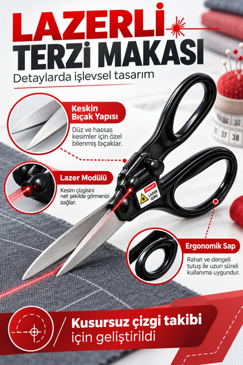 Lazerli Terzi Makas 5