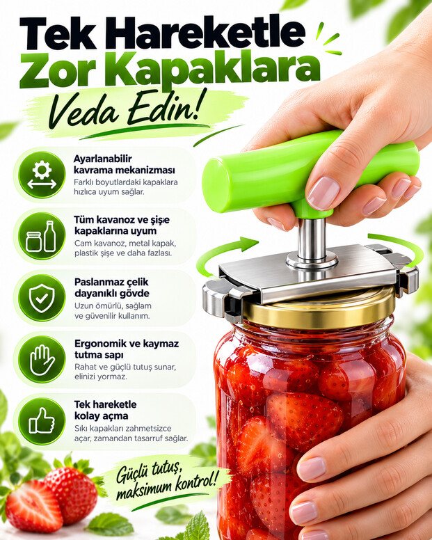 Ayarlanabilir Kavanoz Açacak 2