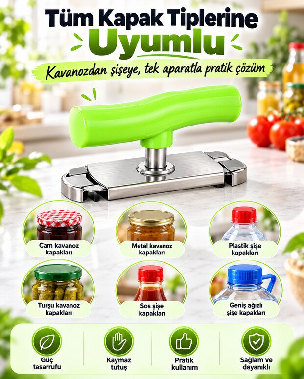 Ayarlanabilir Kavanoz Açacak 6