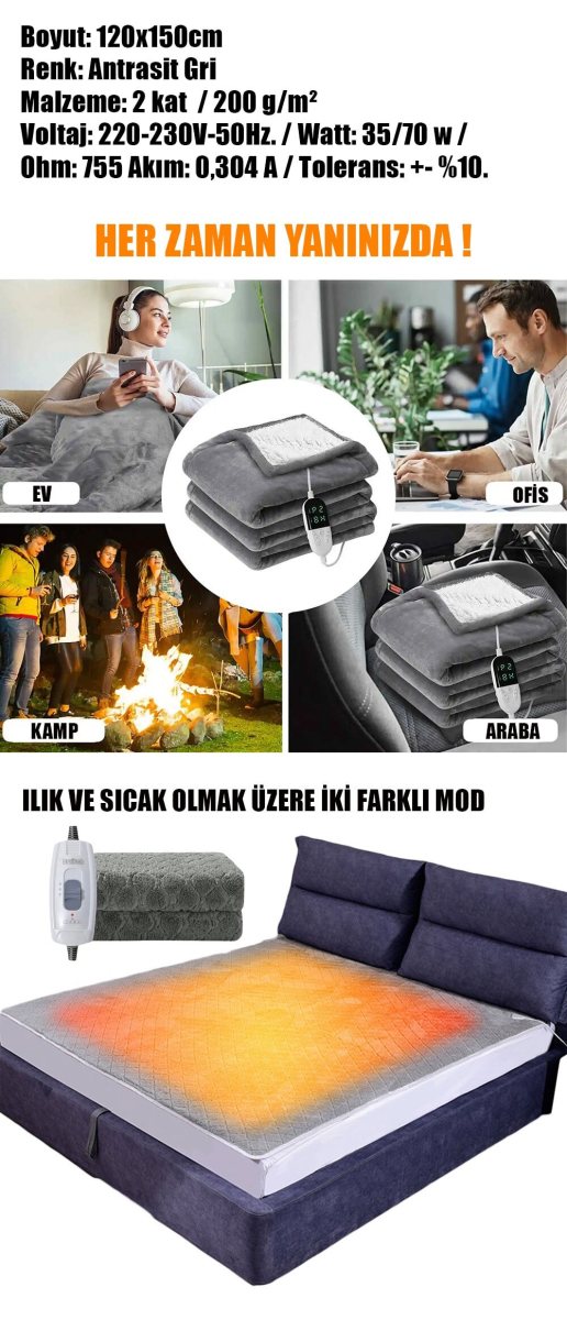 Elektrikli Battaniye 2