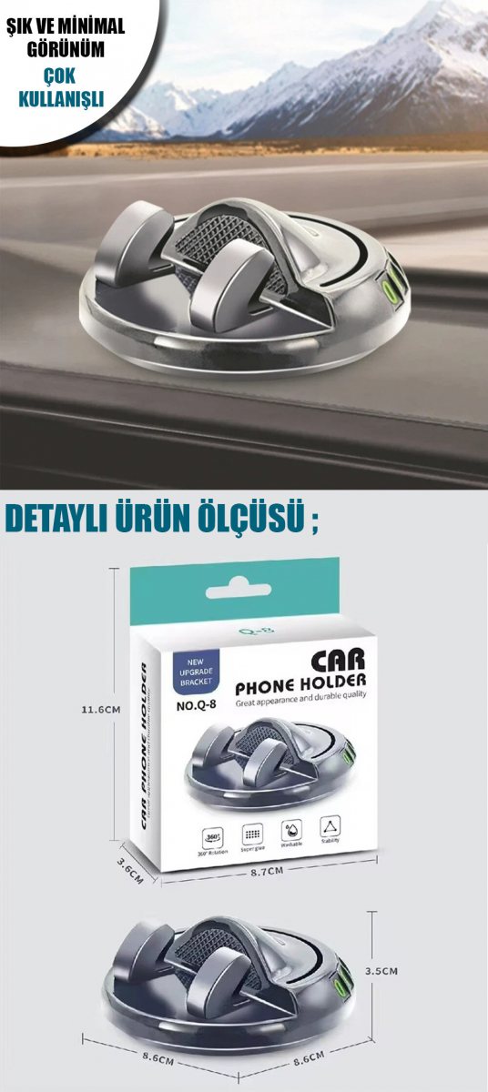 Numaratörlü Telefon Tutucu 3