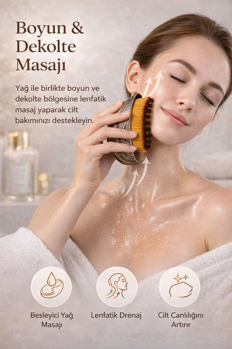 Drenaj Yüz Gerdirme ve Masaj Fırçası 4