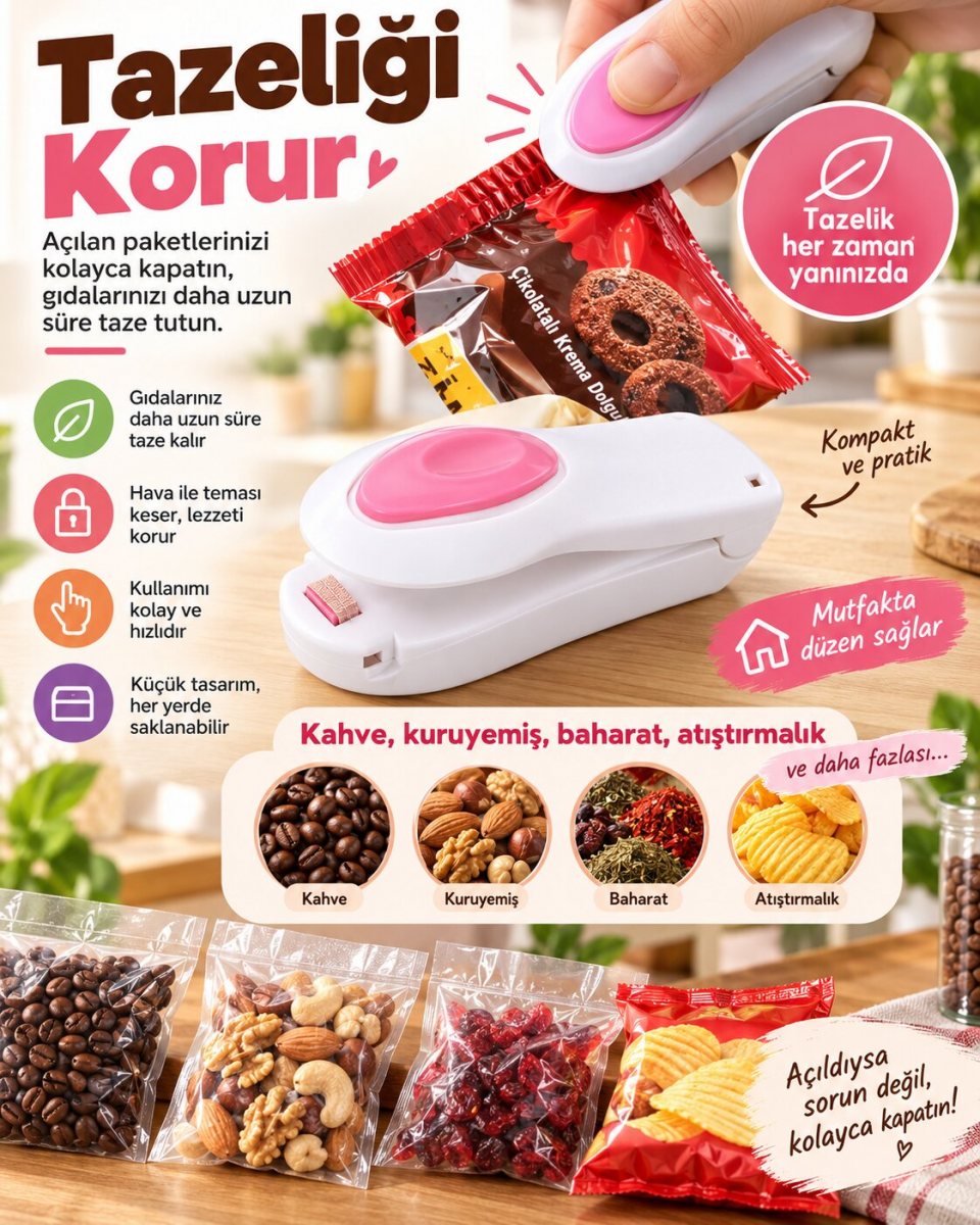 Mini Poşet Kapatıcı 4