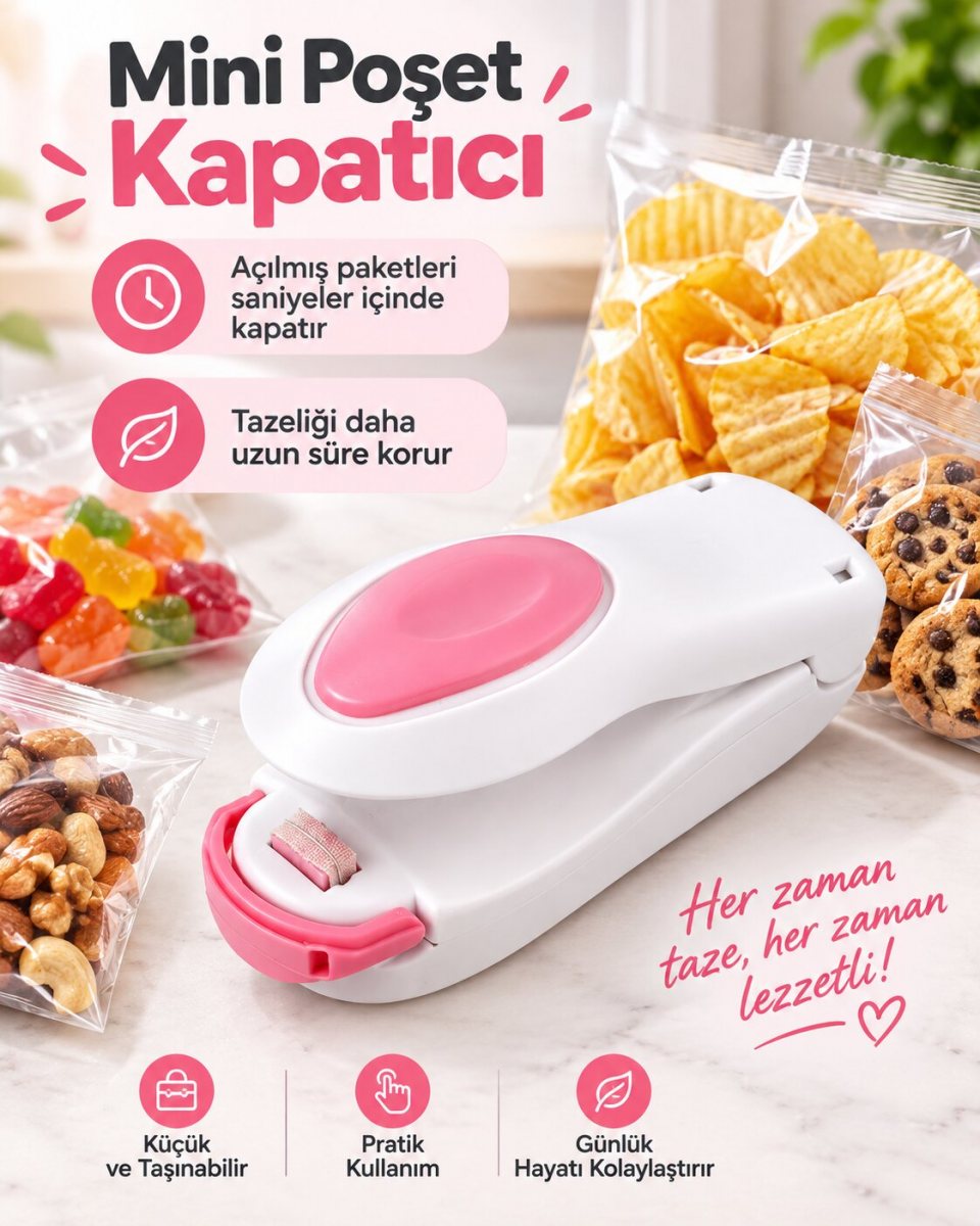 Mini Poşet Kapatıcı 7