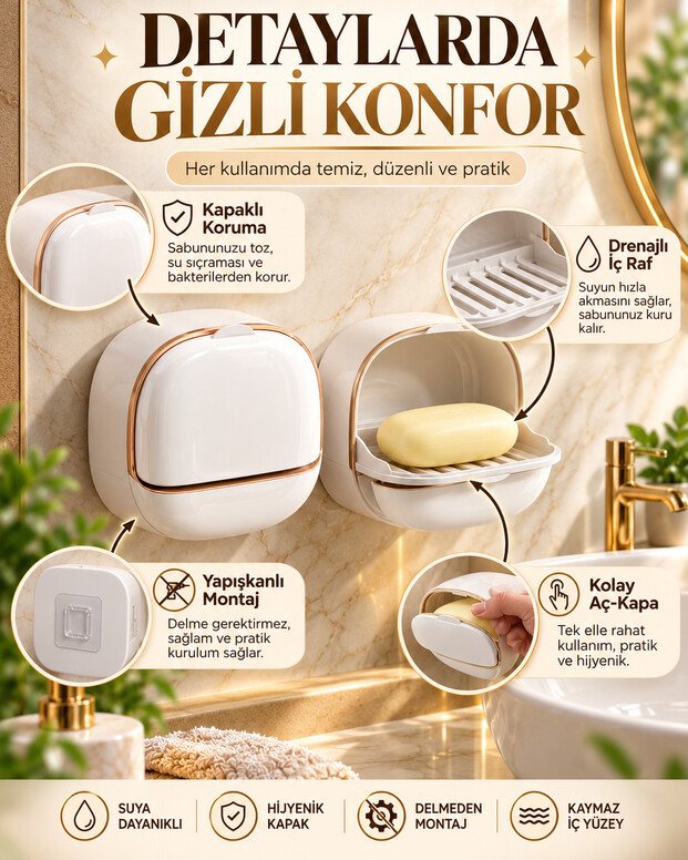Kapaklı Sabunluk 6